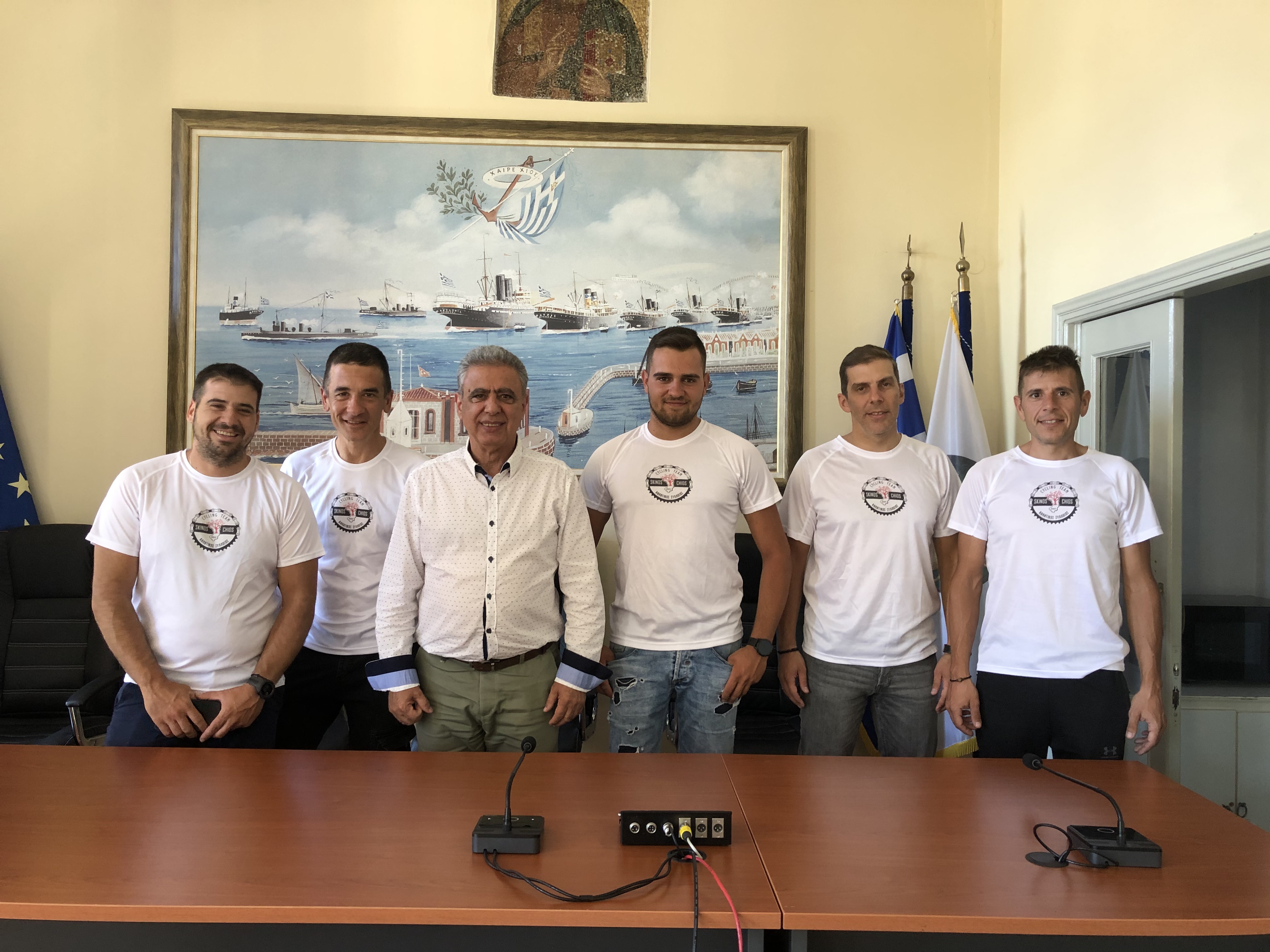 Στο Δήμαρχο ο νέος σύλλογος ποδηλατών "Chios Cycling Team" Alithia.gr