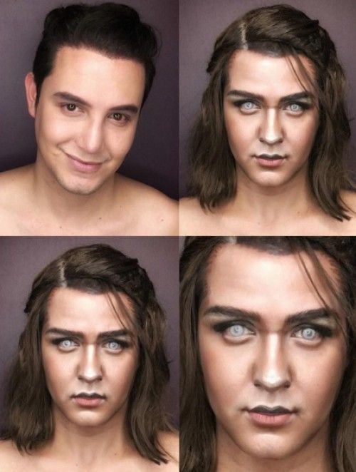 Αυτός ο άντρας μπορεί να μεταμορφωθεί σε όλες τις πρωταγωνίστριες του "Game of Thrones" μόνο με μακιγιάζ