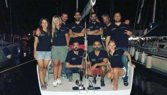 Το πλήρωμα του Code Zero MASTIHASHOP που κατέλαβε τη 2η θέση στο Πανελλήνιο Πρωτ/μα 2018