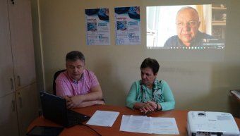 φωτο από συνέντευξη