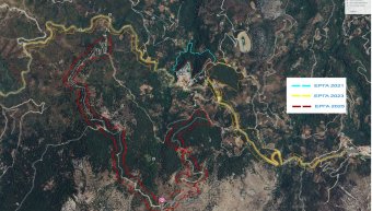 Επεμβάσεις που έγιναν και γίνονται από τη Δ/νση Δασών Χίου το 2021 έως σήμερα στο δάσος Βικίου