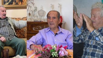 Από αιστερά: Νίκος Βαβυλουσάκης, Νίκος Κουρούνης, Γιώργης Επιτροπάκης