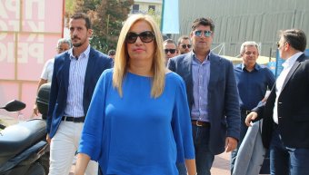 Από παλαιότερη επίσκεψη της Φ. Γεννηματά στο νησί