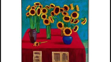 hockney-30-sunflowers