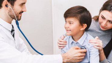 παιδί, γιατρός, μητέρα