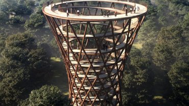 ο εντυπωσιακός ελικοειδής πύργος