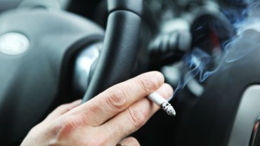κάπνισμα, τσιγάρο, οδήγηση