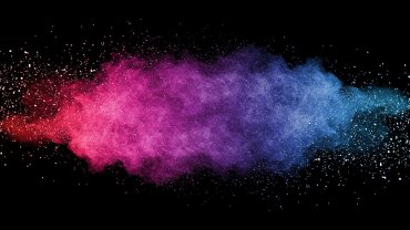 χρώματα, ροζ, μοβ, γαλάζιο, μπλε