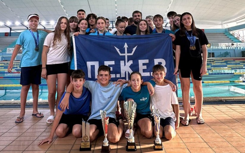 Πρωταθλήτρια Β. Αιγαίου στην κολύμβηση η ΠΕΚΕΒ