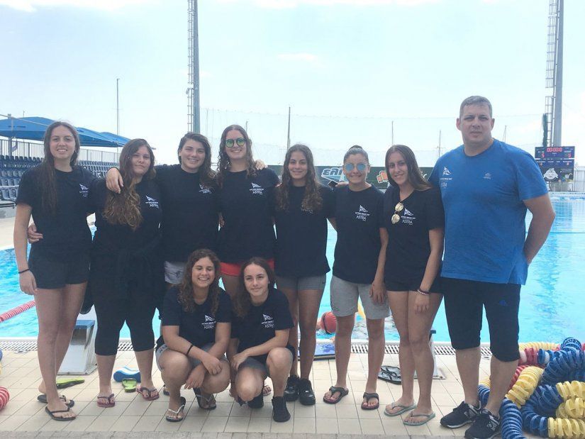 Η ομάδα Νεανίδων του ΝΟΧ που κατέλαβε την 7η θέση στο Πανελλήνιο Πρωτ/μα