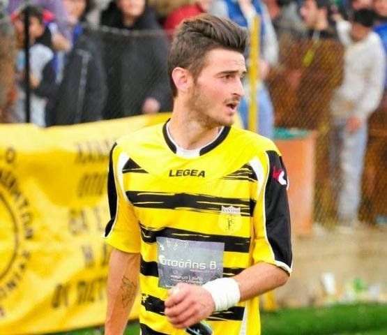 Ο Φλοριάν Ζεράι σημείωσε τα τρία από τα πέντε τέρματα του Κανάρη, στο εύκολο απόγευμα που είχε απέναντι στον Λέοντα Αφροδισίων. Φωτό: Νίκος Χούλης