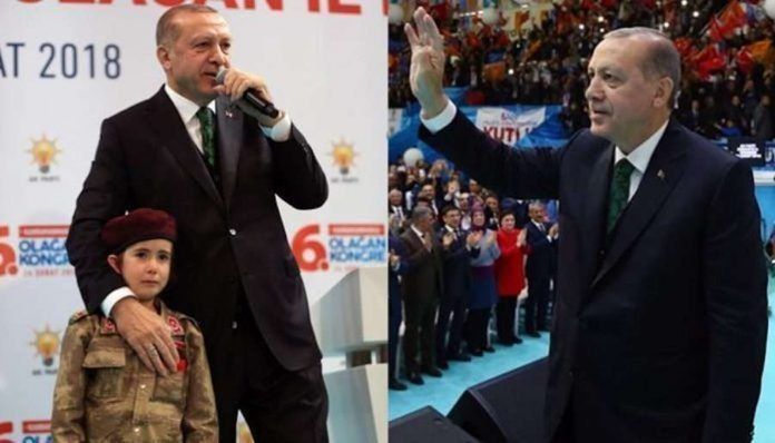 Ο Ερντογάν με την μικρή... λοκατζή