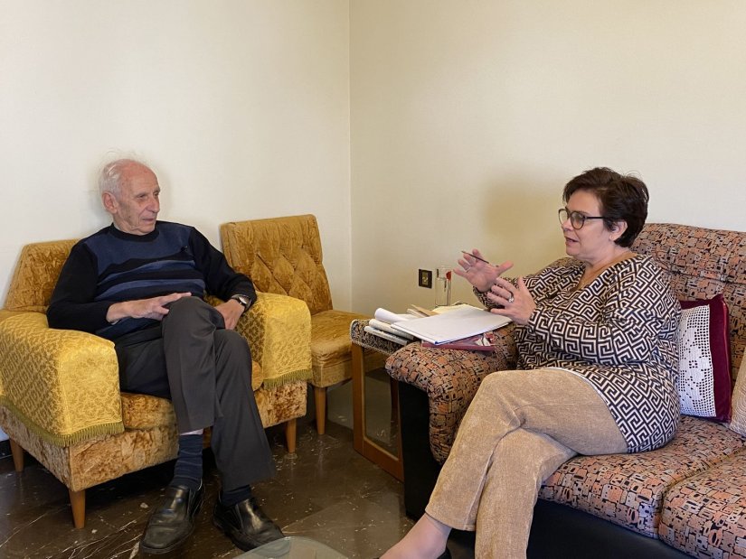 Ο Στέλιος Μακριάς με την Ευγενία Κώττη Ο Στέλιος Μακριάς με την Ευγενία Κώττη