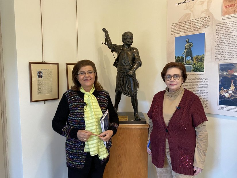 Η δρ. Ιστορίας και Αρχαιολογίας, Αθηνά Ζαχαρού - Λουτράρη σκιαγραφεί στην Ευγενία Κώττη την πυρπόληση του τουρκικής ναυαρχίδας