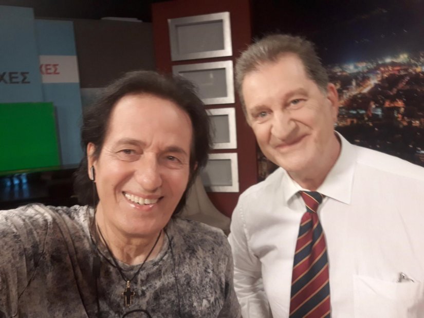 Ο Κώστας Μαρδάς με τον Πασχάλη