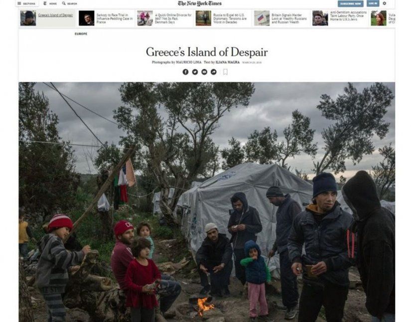  Οι New York Times για τη Λέσβο