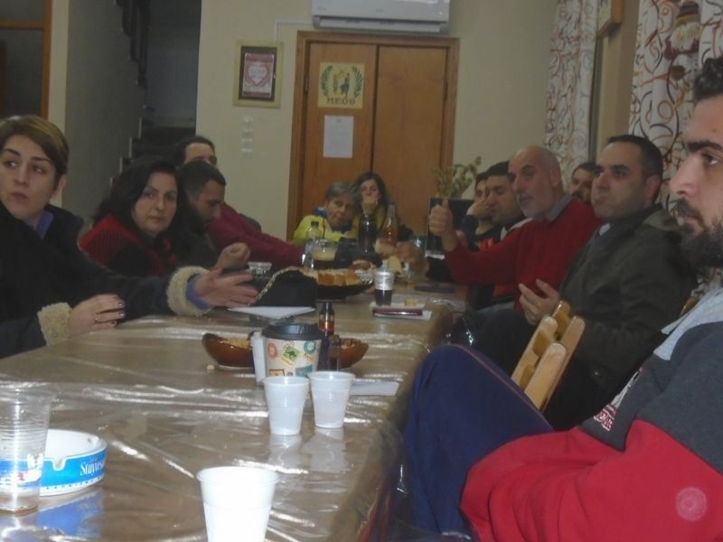 Πρώτη προετοιμασία της Μόστρας στα Θυμιανά Πρώτη προετοιμασία της Μόστρας στα Θυμιανά