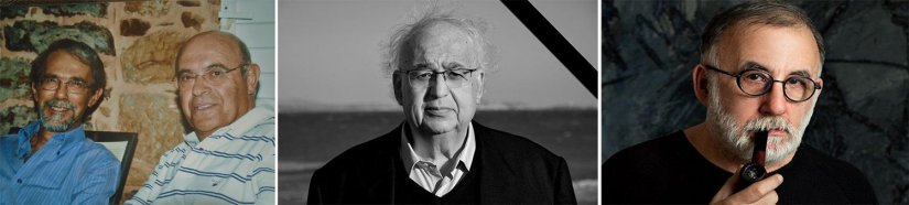 Ο Δημήτρης Φρεζούλης με τον Αντώνη Πυλιαρό, ο Γιώργος Καλλέργης και ο Θάνος Μικρούτσικος