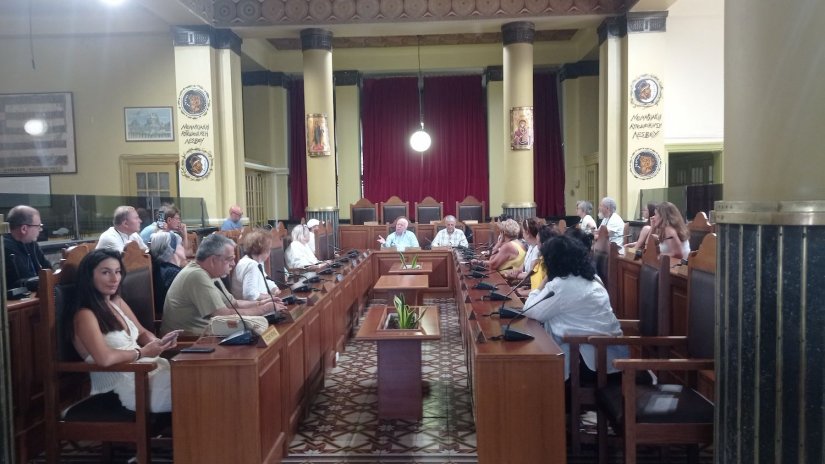 Από τη συνάντηση των Ρουμάνων με τον Περιφερειάρχη Β. Αιγαίου
