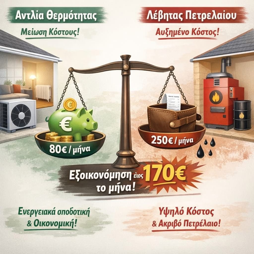 Ποιο είναι το λειτουργικό κόστος θέρμανσης ενός κτηρίου Ποιο είναι το λειτουργικό κόστος θέρμανσης ενός κτηρίου