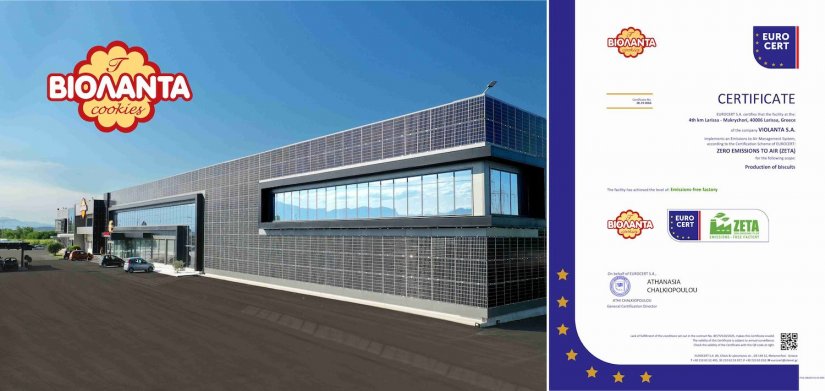 Μπισκότα ΒΙΟΛΑΝΤΑ: Παγκόσμια πρωτιά με το πρώτο πιστοποιητικό Zeta Μπισκότα ΒΙΟΛΑΝΤΑ: Παγκόσμια πρωτιά με το πρώτο πιστοποιητικό Zeta