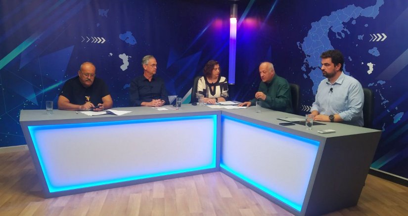 Από αριστερά: Μάρκος Σκούφαλος, Γιάννης Καραβασίλης, Γιάννης Μαλαφής, Κώστας Τριαντάφυλλος Από αριστερά: Μάρκος Σκούφαλος, Γιάννης Καραβασίλης, Γιάννης Μαλαφής, Κώστας Τριαντάφυλλος