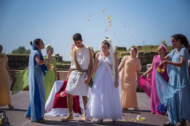 Από την παράσταση των μαθητών στην Μεσήνη Από την παράσταση των μαθητών στην Μεσήνη