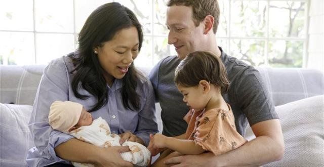 Για δεύτερη φορά πατέρας ο Ζάκερμπεργκ