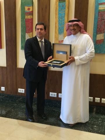 Συνάντηση με τον Διοικητή της Γενικής Επενδυτικής Αρχής της Σαουδικής Αραβίας (SAGIA), Abdullatif A. Al-Othman Συνάντηση με τον Διοικητή της Γενικής Επενδυτικής Αρχής της Σαουδικής Αραβίας (SAGIA), Abdullatif A. Al-Othman