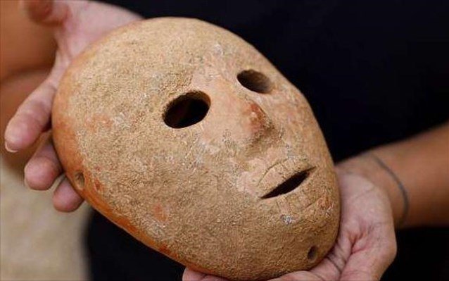  H μάσκα της νεολιθικής περιόδου ηλικίας 9.000 ετών