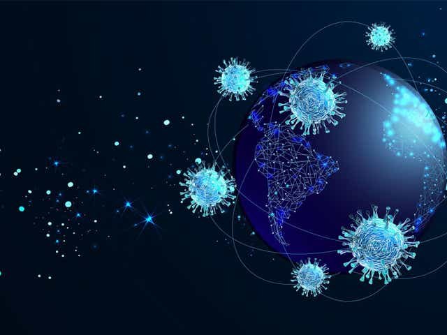 earth-surrounded-by-coronavirus-microbes earth-surrounded-by-coronavirus-microbes