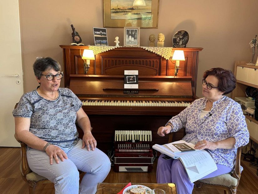 Η Σόφη Κώττη με την Ευγενία Κώττη Η Σόφη Κώττη με την Ευγενία Κώττη