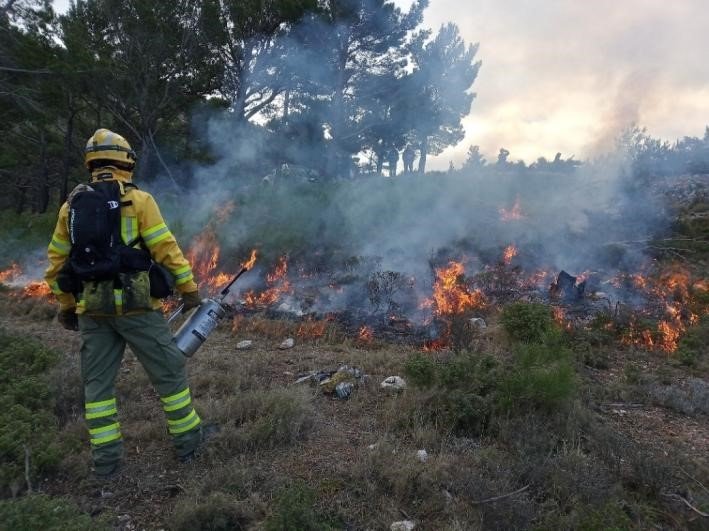 Καύση δειγματοληπτικής επιφάνειας