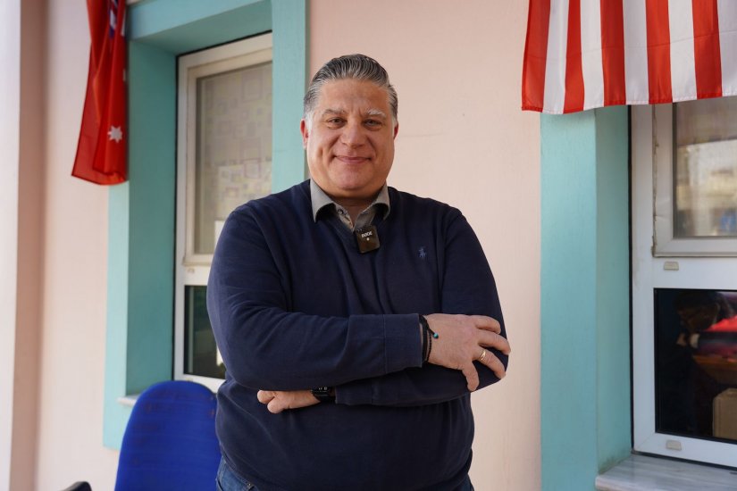 Ο Πρόεδρος της Ένωσης Ομογενών Χίου, Παντελής Μπουρνιάς Ο Πρόεδρος της Ένωσης Ομογενών Χίου, Παντελής Μπουρνιάς