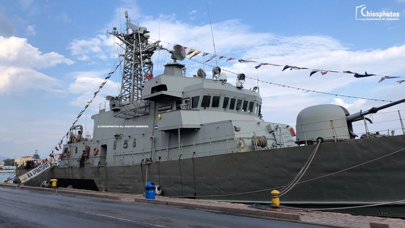 Επίσκεψη στην Κ/Φ Αρματωλός στο λιμάνι της Χίου Επίσκεψη στην Κ/Φ Αρματωλός στο λιμάνι της Χίου