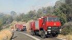 Μάχη να ελεχθούν τα μέτωπα φωτιάς στη νότια Χίο
