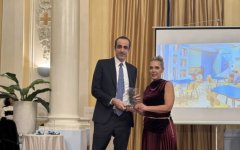 Τιμητική διάκριση στον Γρηγόρη Δημητριάδη από τον Σύλλογο «Η Πίστη» για τη διαρκή προσφορά του.