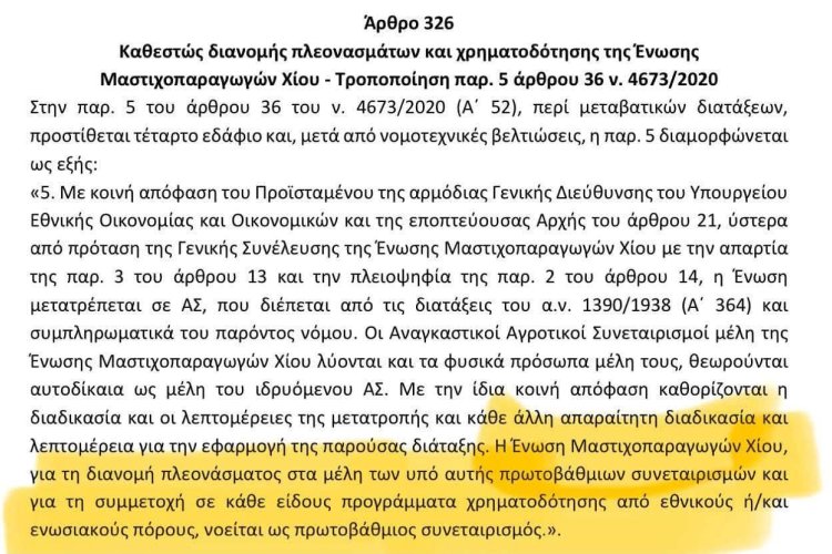Σε δημόσια διαβούλευση νομοθετική διάταξη που αντιμετωπίζει το ζήτημα της φορολόγησης των πλεονασμάτων της Ένωσης