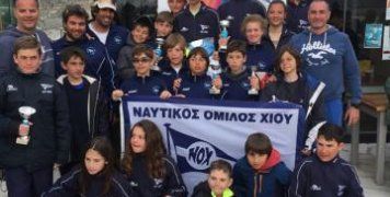 Ιστιοπλοϊα: Κυρίαρχος Αιγαίου και Κρήτης ο Ν.Ο. Χίου Για 2η συνεχόμενη χρονιά στην κορυφή του Περιφερειακού Πρωταθλήματος Ιστιοπλοΐας Αιγαίου και Κρήτης ο Ν.Ο. Χίου. Στη διοργάνωση, που τελείωσε χθες το απόγευμα στην Πάρο, ο χιώτικος όμιλος αναδείχτηκε πολυνίκης, κυριαρχώντας και επιβεβαιώνοντας την πολύ καλή δουλειά που γίνεται στο τμήμα ιστιοπλοΐας τα τελευταία χρόνια.