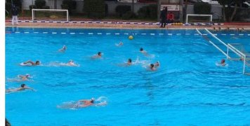 Στιγμιότυπο από τα παιχνίδια της α' φάσης πόλο Παίδων του ΝΟΧ