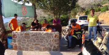 Αγιασμός στο πυροφυλάκιο της εθελοντικής ομάδας Λιθίου Αγιασμός στο πυροφυλάκιο της εθελοντικής ομάδας Λιθίου