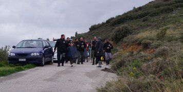 εθελοντική δενδροφύτευση στο Κάστρο της Βολισσού 25/2/18