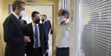 Επίσκεψη Μητσοτάκη στο υπ. Μετανάστευσης & Ασύλου Επίσκεψη Μητσοτάκη στο υπ. Μετανάστευσης & Ασύλου