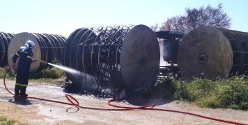 Φωτιά στον περίβολο του βιολογικού