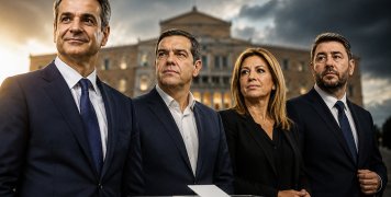 Μητσοτάκης, Τσίπρας, Καρυστιανού, Ανδρουλάκης