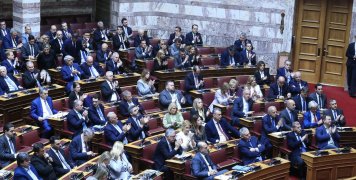 Το αποτέλεσμα της ψηφοφορίας για εξεταστική για τις υποκλοπές, σύμφωνα με το οποίο σε σύνολο 161 βουλευτών, μόλις 6 τάχθηκαν «υπέρ» και 155 «κατά»