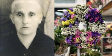 Η αείμνηστη κυρά Θοδωρούλα Μανδάλα, είχε αναλάβει κάθε Μεγάλη Πέμπτη να πλέκει το στεφάνι του Εσταυρωμένου