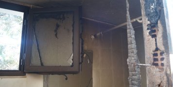 Λαβωμένο και το προσκοπικό κέντρο του Μανάγρου από τη φωτιά του Αυγούστου