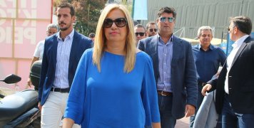 Από παλαιότερη επίσκεψη της Φ. Γεννηματά στο νησί