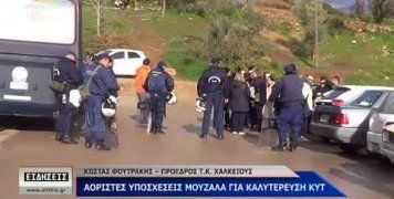 Διαμαρτυρίες στο Χαλκειός για την επίσκεψη Μουζάλα Διαμαρτυρίες στο Χαλκειός για την επίσκεψη Μουζάλα